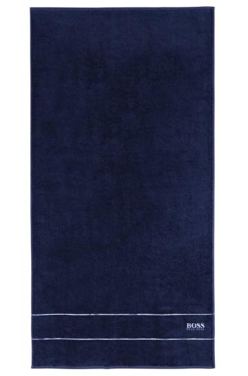 Ręcznik Kąpielowy BOSS Finest Egyptian Cotton Ciemny Niebieskie Męskie (Pl71009)